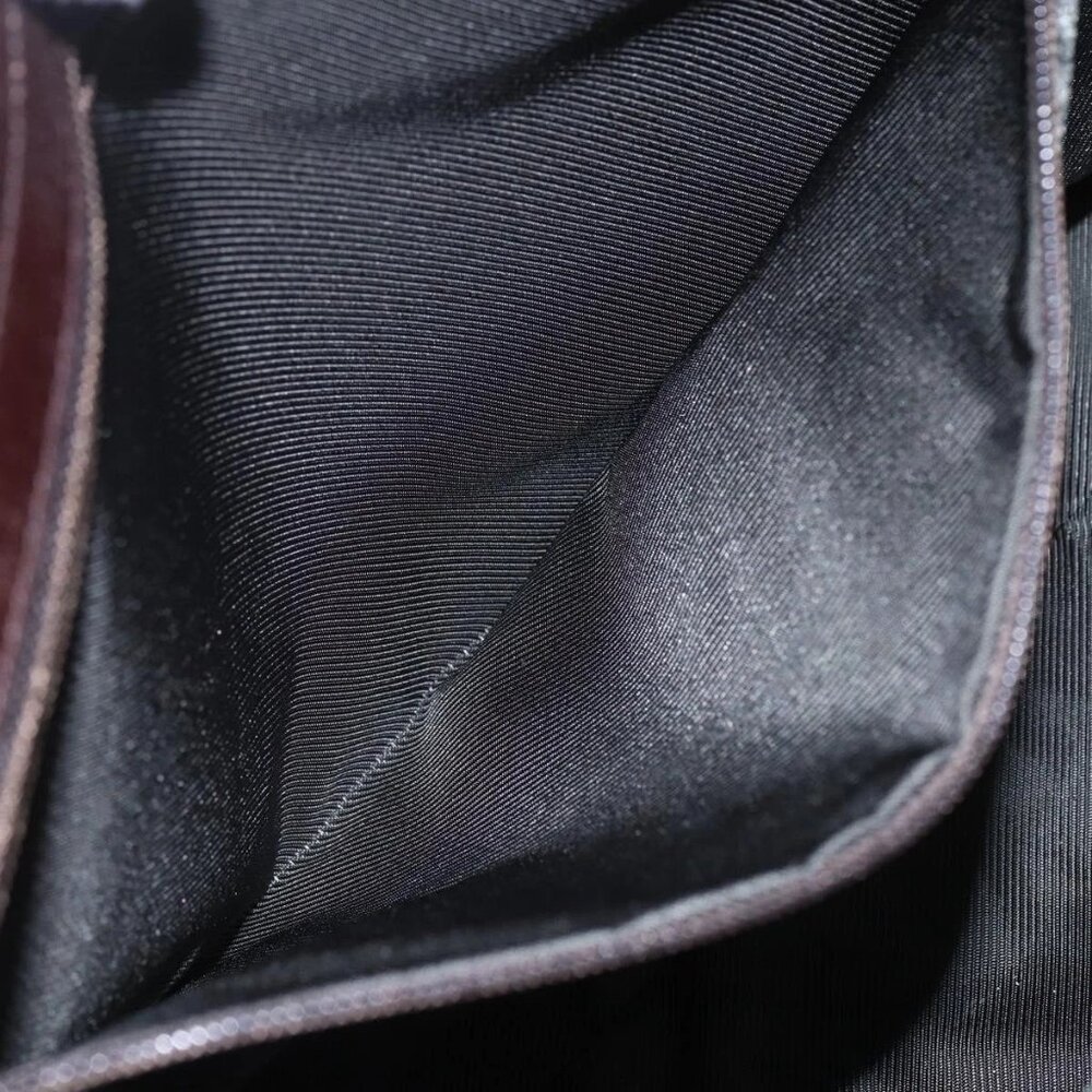 GUCCI GG Canvas Tote Bag Brown Silver 34339 Auth 149975 - Picture 13 of 16